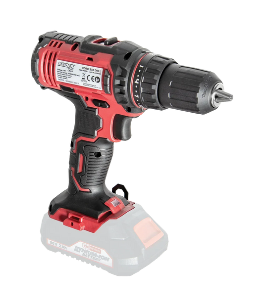 Raider R20 Masina de gaurit si insurubat 20V, SOLO, 44Nm, 13mm, RDP-SCD20 - 221.ro