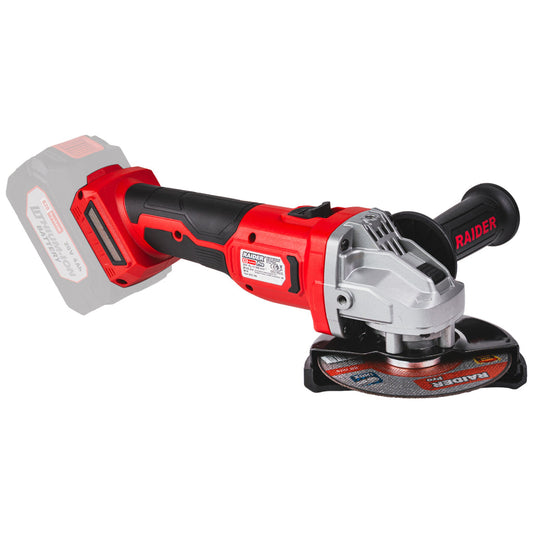 Raider R20 Polizor unghiular cu motor fara perii Ø125mm 20V SOLO RDP-PBAG20 - 221.ro