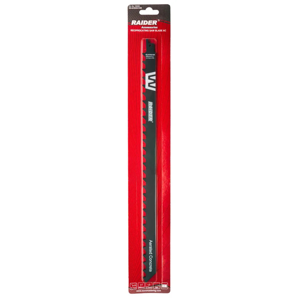 Raider lama fierastrau sabie pentru caramida 400 x 12.7 mm 2TPI