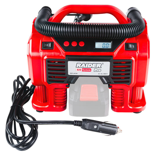 Raider R20 Compresor aer 20V & 12V 11 bari Display LED SOLO RDP-JAC20