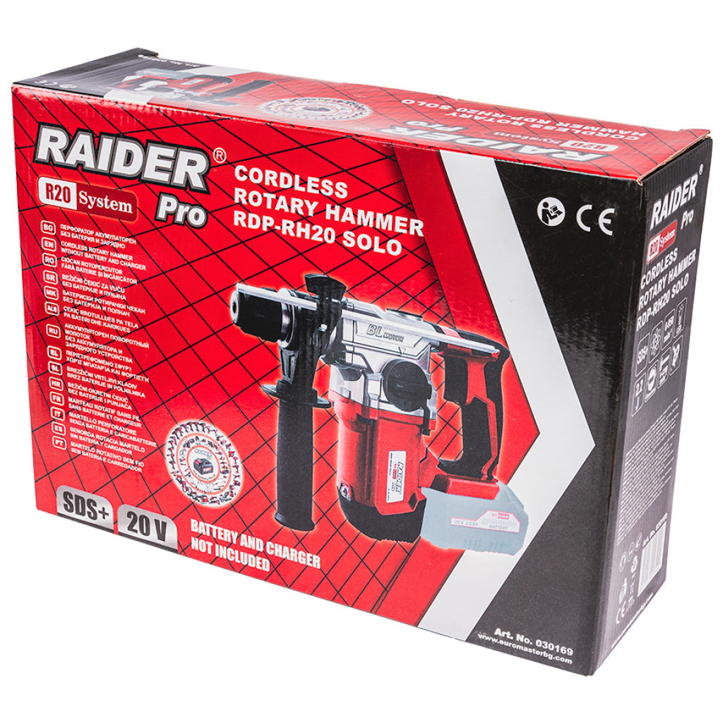 Raider R20 Ciocan rotopercutor SDS 20V SOLO 2.2J RDP-RH20