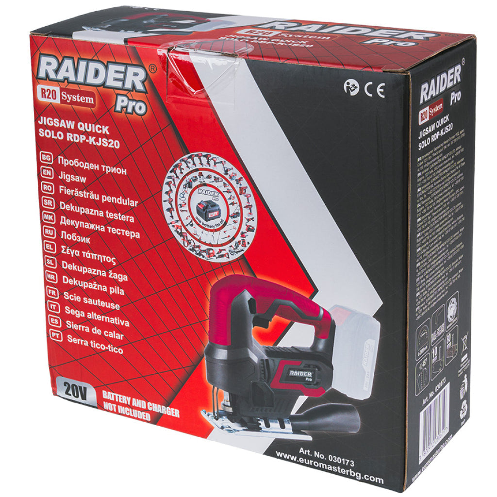 Raider R20 Fierastrau pendular prindere rapida 80mm SOLO RDP-KJS20
