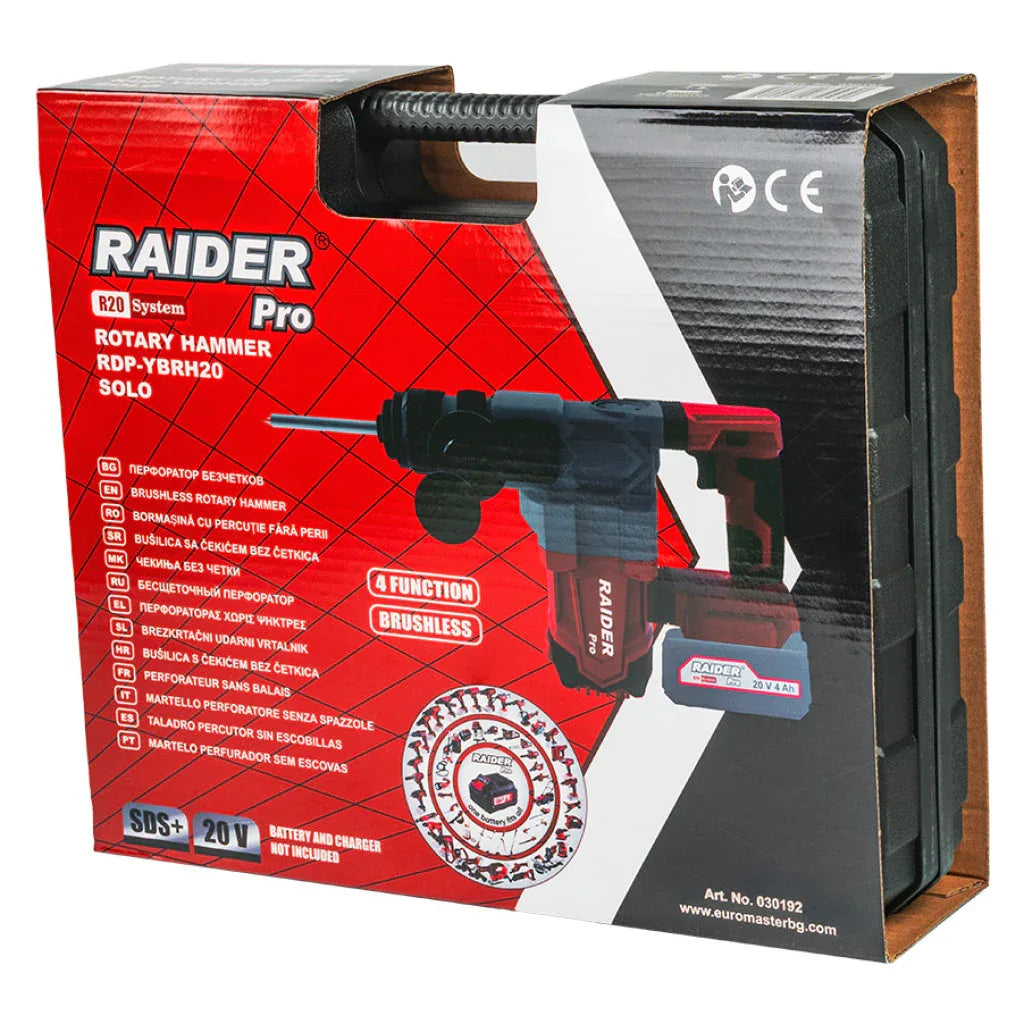 Raider R20 Ciocan rotopercutor SDS 20V SOLO 3J RDP-YBRH20