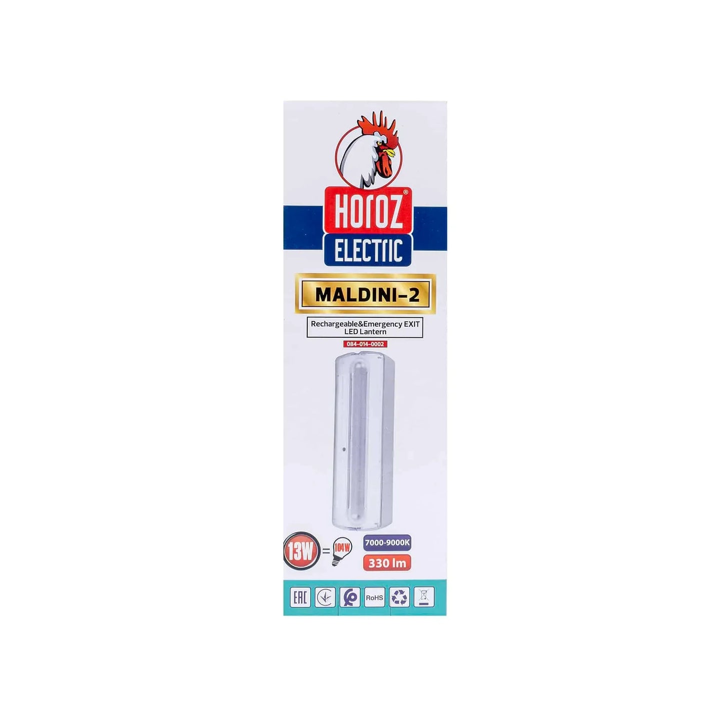 Lampa iluminat emergenta MALDINI-2, PUTERE 13W, 330ml, IP20, reincarcabila Z-TOOLS / 084-014-0002 - 221.ro