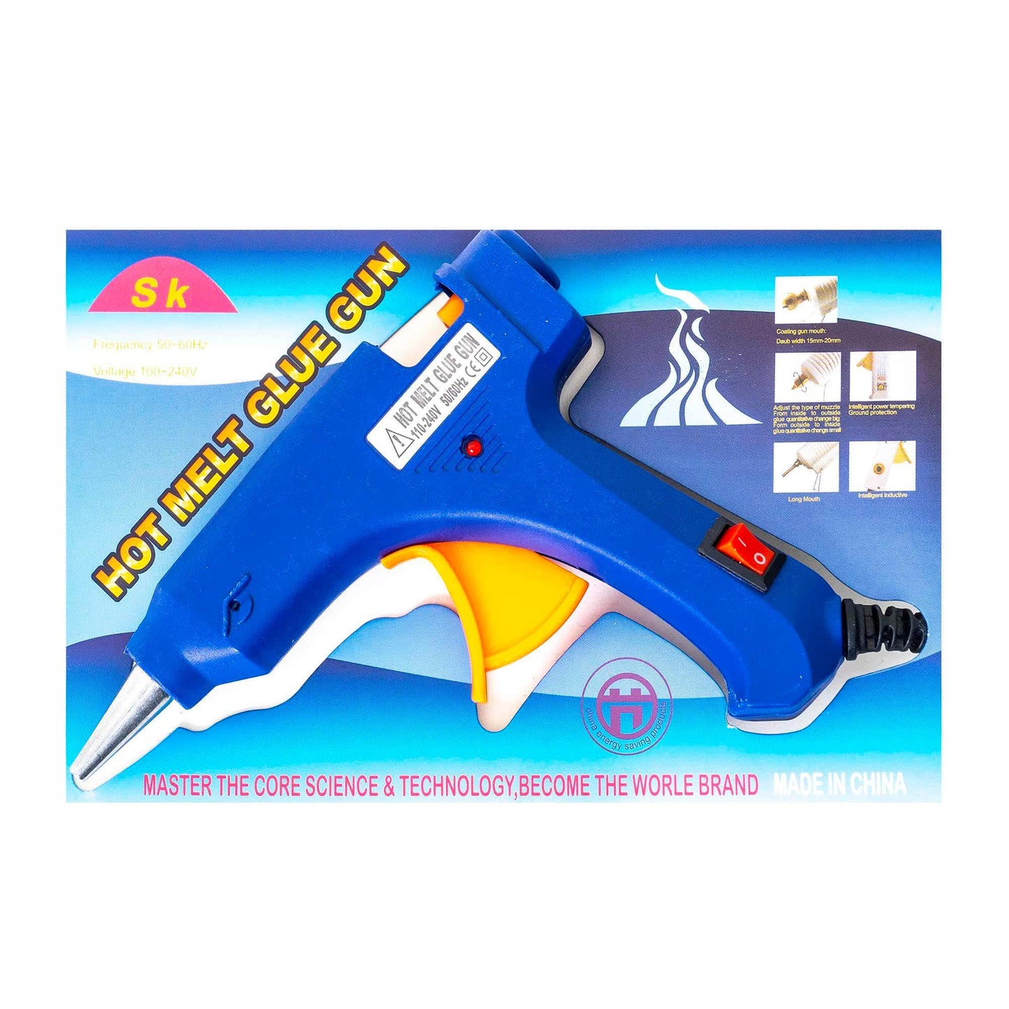 Pistol de lipit cu silicon cald, mic, 20W / 10550 - 221.ro