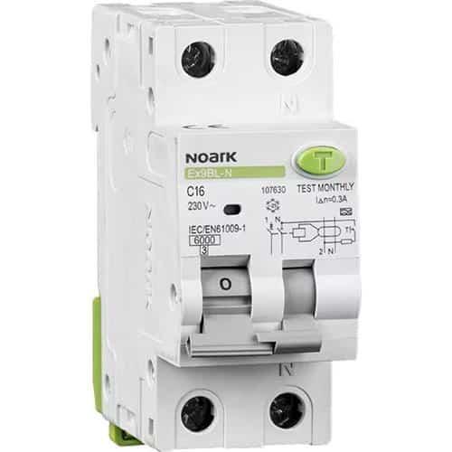 Siguranta NOARK diferentiala Ex9BL-N, 1P+N C16, 30mA / 107630 - 221.ro