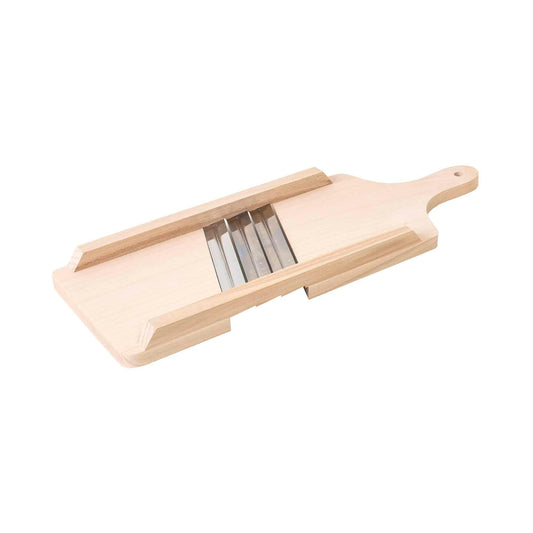 Razatoare pentru varza, cu 3 cutite, lemn fag, 42.5x15.5x3.5 cm / 1458 - 221.ro