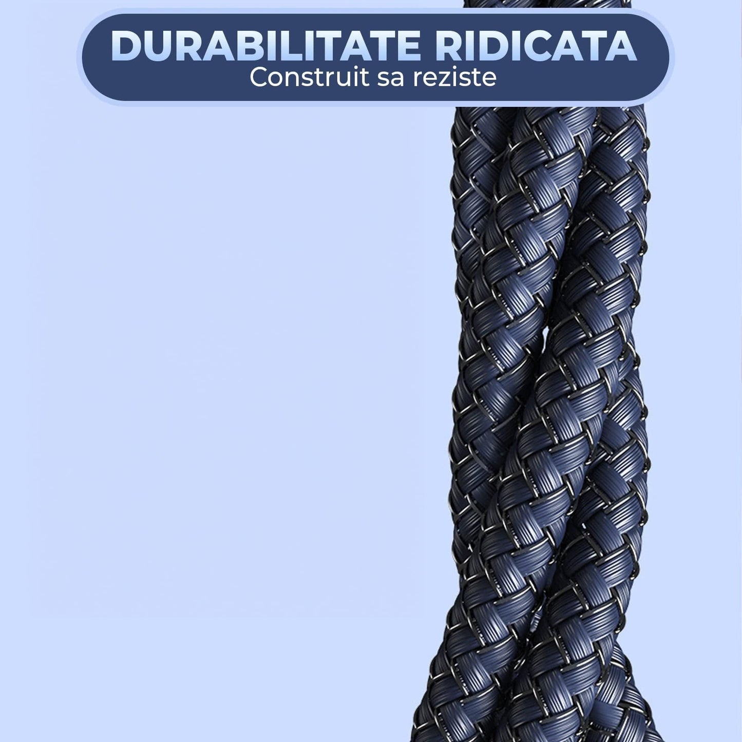 Cablu de Incarcare 3 in 1 Timebox, Fast Charge 40W, 1,2m, USB la Type-C, Lightning, MicroUSB Compatibil Macbook, iPhone, Airpods, Android, Samsung, Huawei, Xiaomi, Albastru - 221.ro