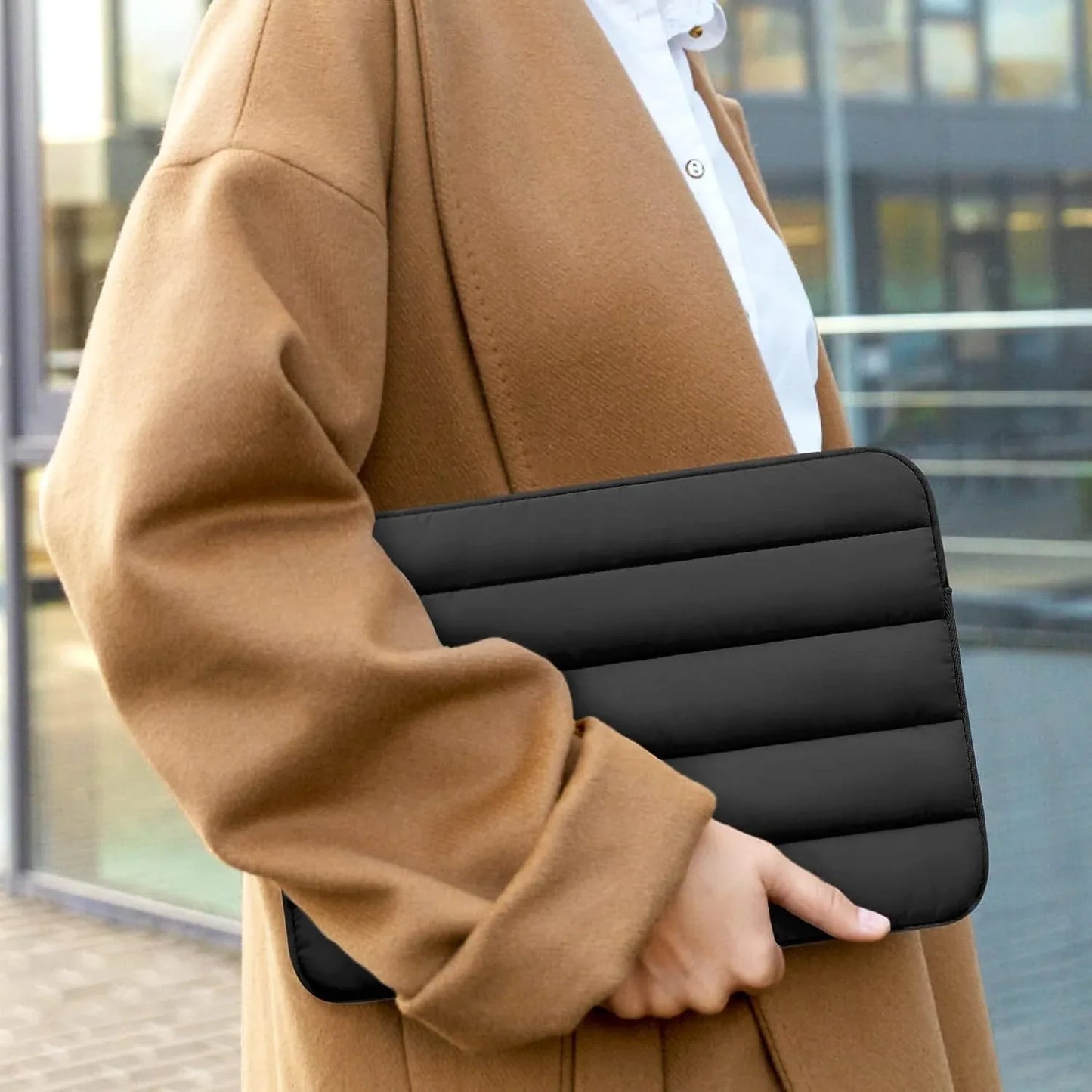 Geanta Laptop portabila Timebox, 14'', 15'', 16" inch, Ultrabook, Negru