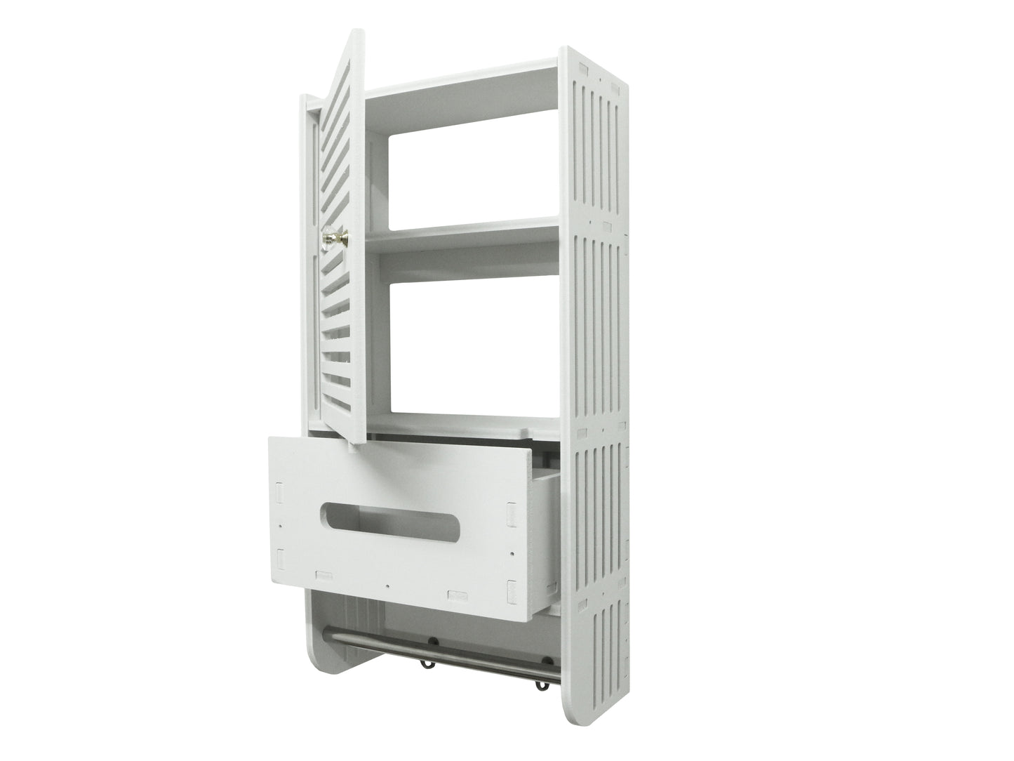 Dulapior cu 2 compartimente si Cuier, D172, 29,5*49,5*14 cm