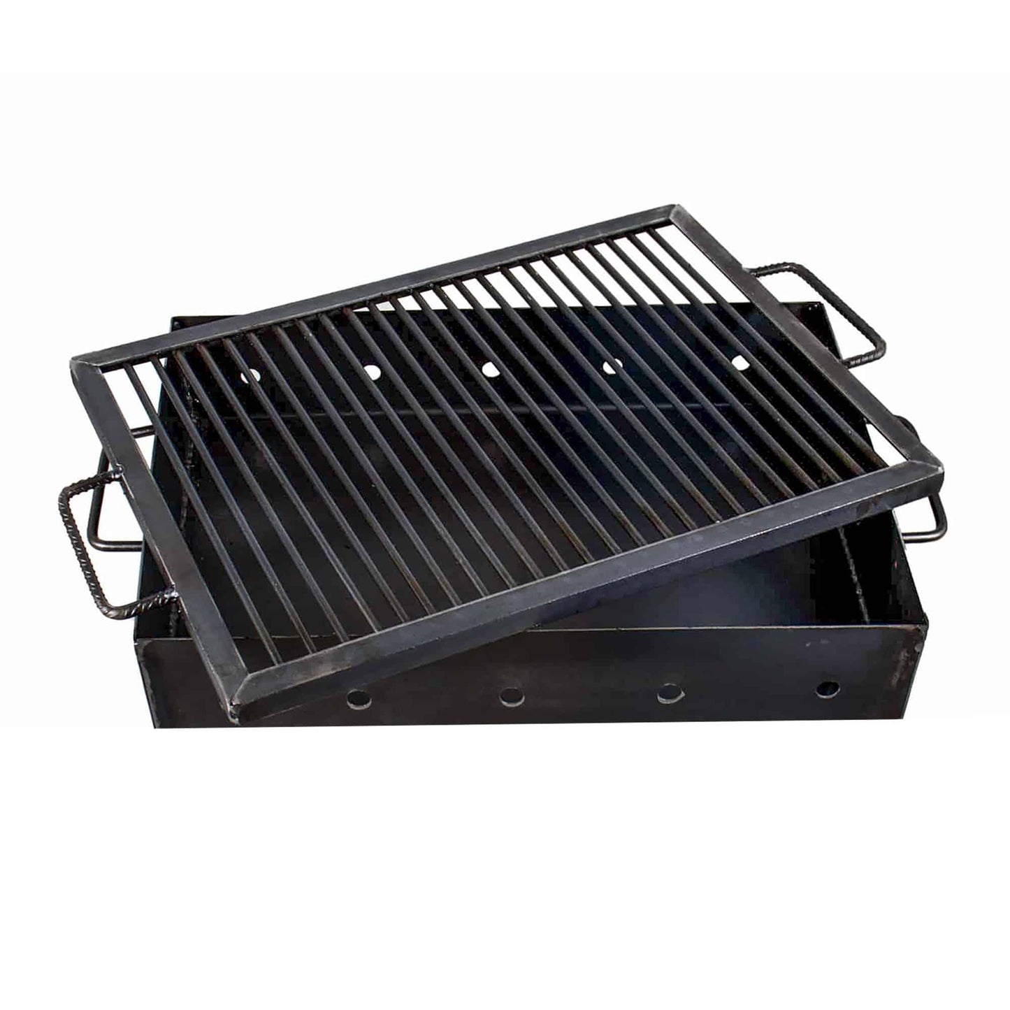 Gratar metalic pe carbuni 50x35 cm / 5208 - 221.ro