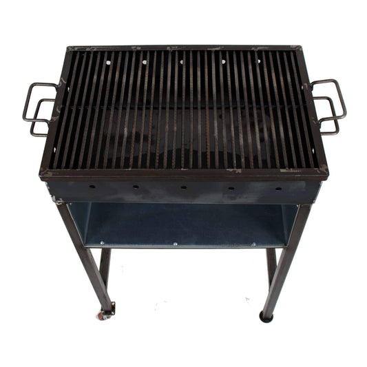 Gratar metalic pe carbuni 62x43x92 cm / 4878