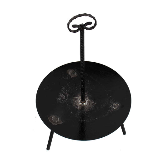 Gratar disc din otel, picioare detasabile, maner detasabil diametru 51cm / 5232 - 221.ro
