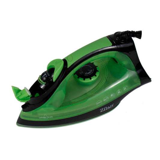 Fier de calcat cu talpa ceramica, putere 2200w, calcare cu aburi / ZLN 2188 - 221.ro