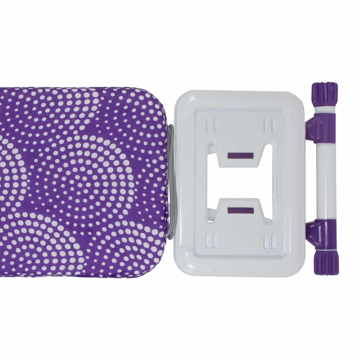 Masa de calcat cu cadru metalic si priza, bianco / ZLN 3482