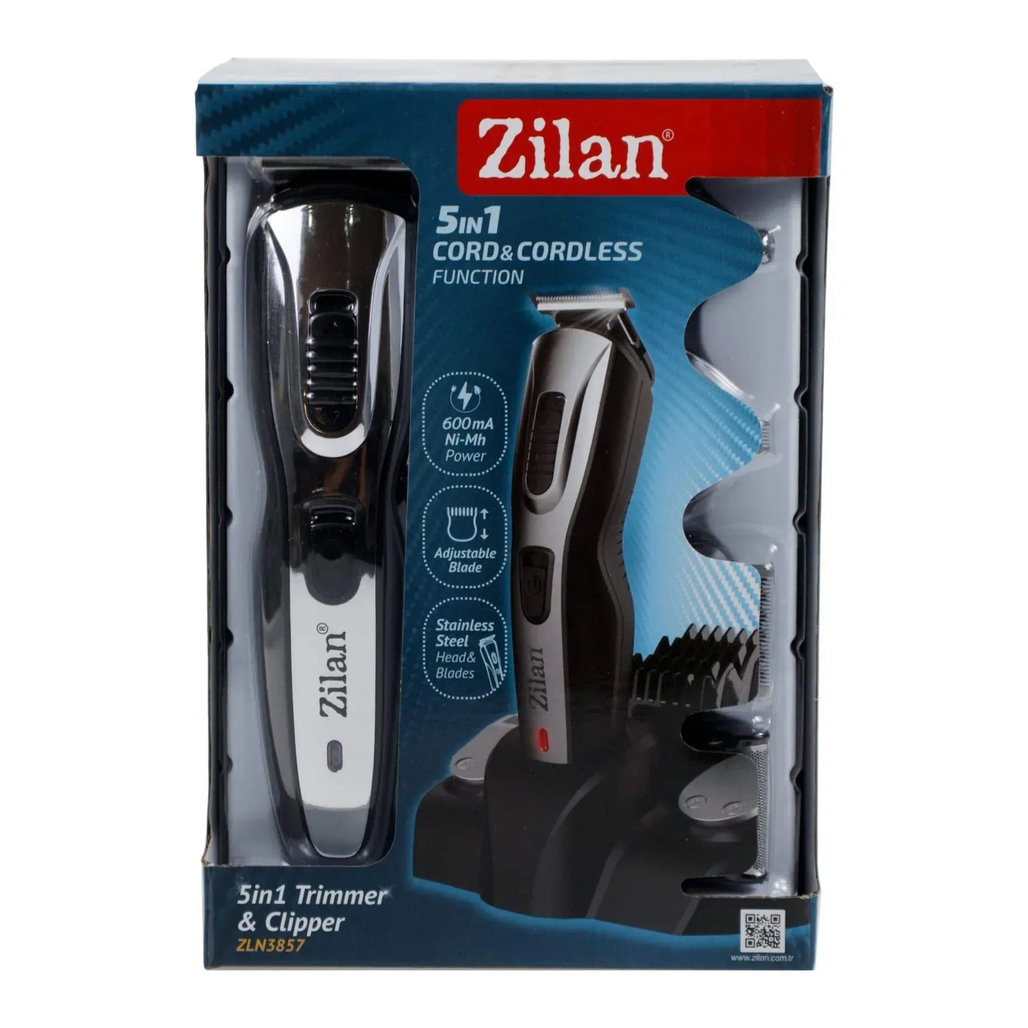 Aparat de tuns / trimmer 5 in 1, acumulator reincarcabil / ZLN 3857 - 221.ro