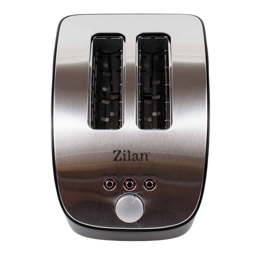 Prajitor de paine inox, 2 felii, 6 nivele de prajire, 1000 w / ZLN 2690 - 221.ro