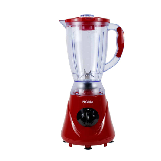 Blender Floria, 2 in 1, Rasnita inclusa, 2 viteze+Pulse, 1.6L, Putere 300W, Rosu / ZLN 7917