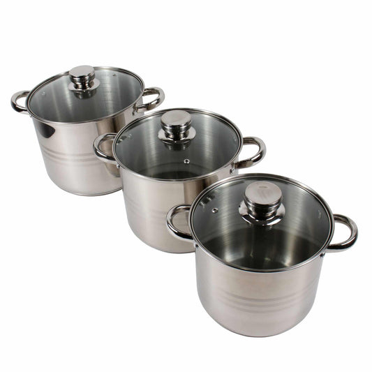 Set 3 oale cu capace inox, 5L / 6L /8L / ZLN 4045 - 221.ro