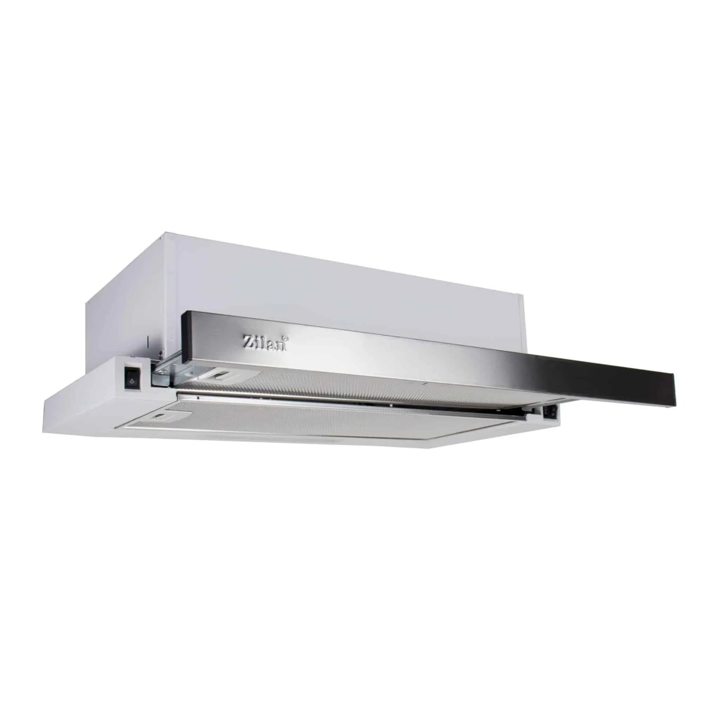 Hota telescopica cu motor dublu, 2 filtre aluminiu, incorporabila, alba, 420mc/h / ZLN 3680 - 221.ro