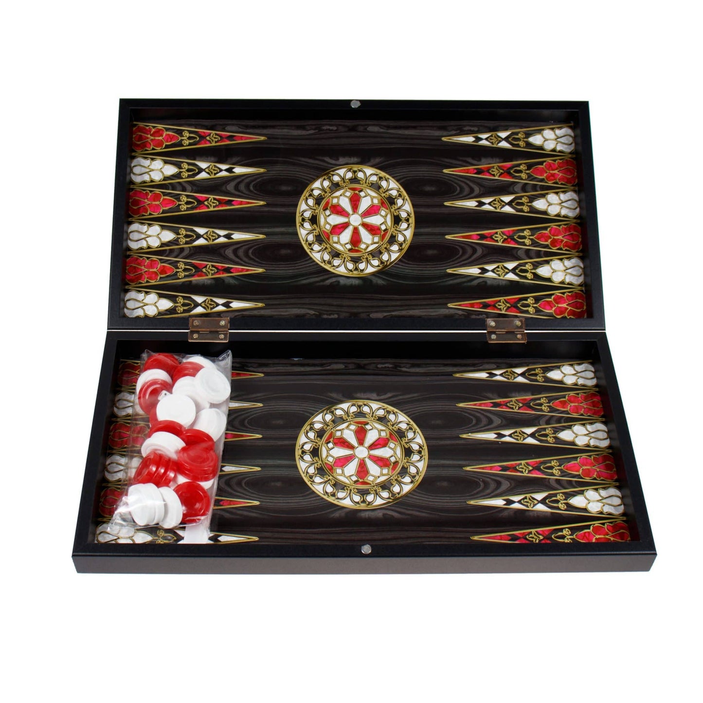 Joc de table din lemn lacuit 50x50 cm, antep / 987-7