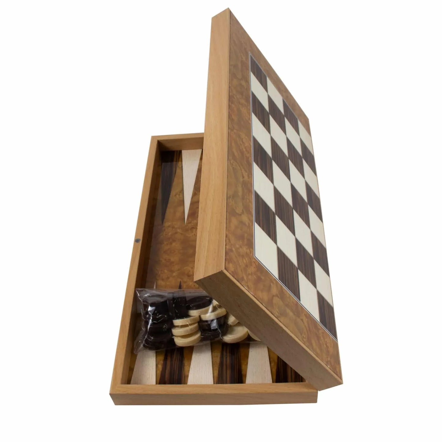 Joc de table din lemn lacuit 50x50 cm, rose / 987 - 221.ro