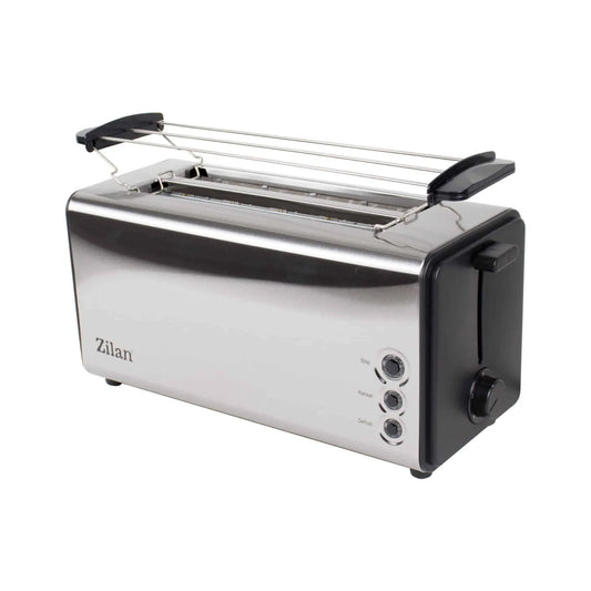 Prajitor de paine cu functie dezghetare, long slot, 4 felii, 1300 w, inox / ZLN 2720 - 221.ro