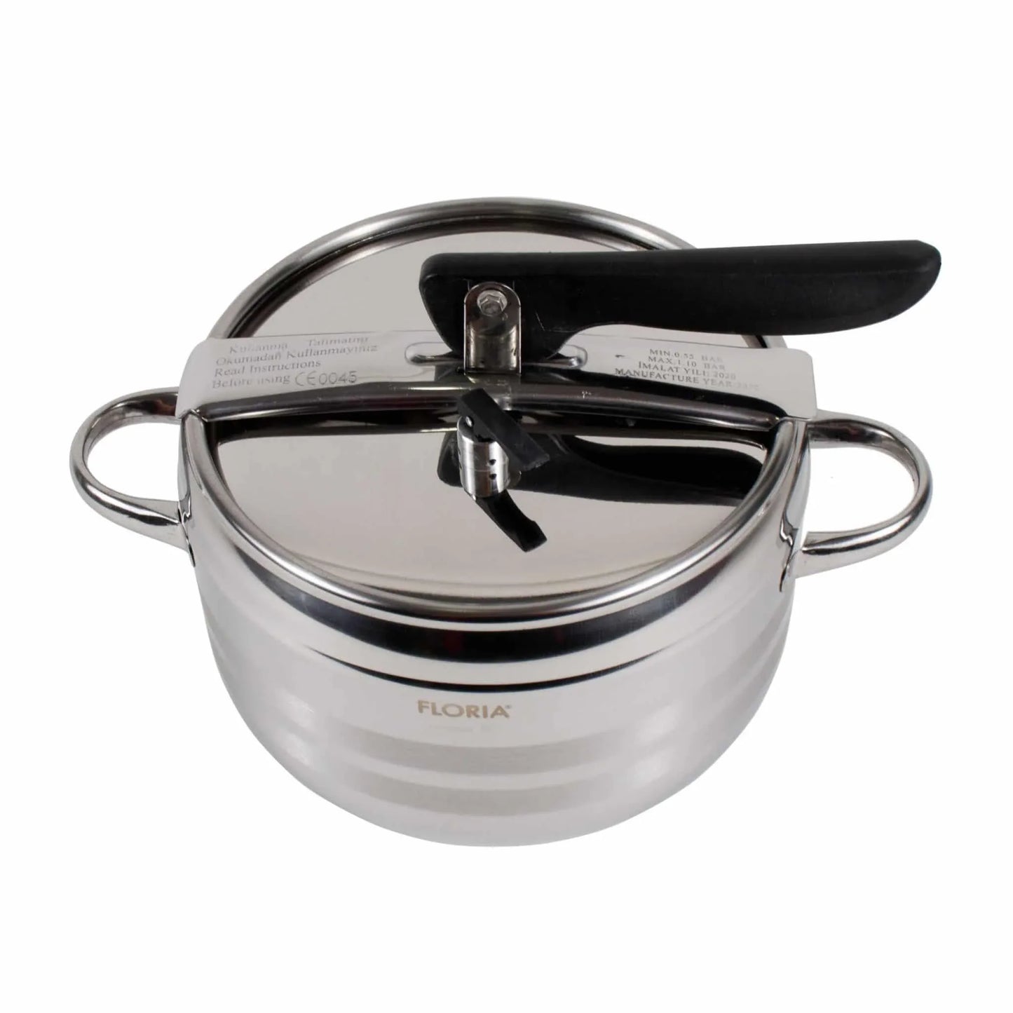 Oala sub presiune inox cu capac, diametru 20 cm, 5L / ZLN 4627 - 221.ro