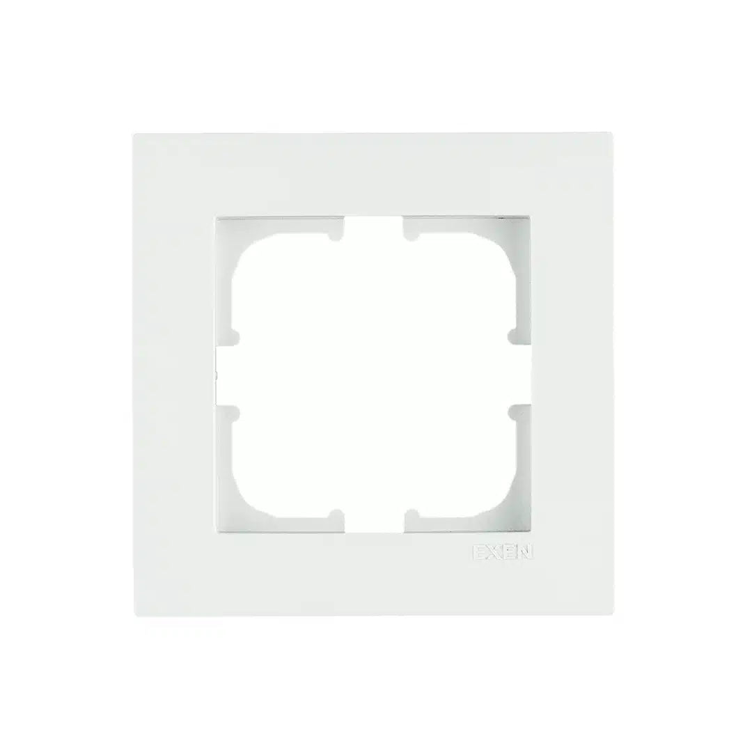Rama pentru priza KARELL EXEN, alb / 200-010000-101
