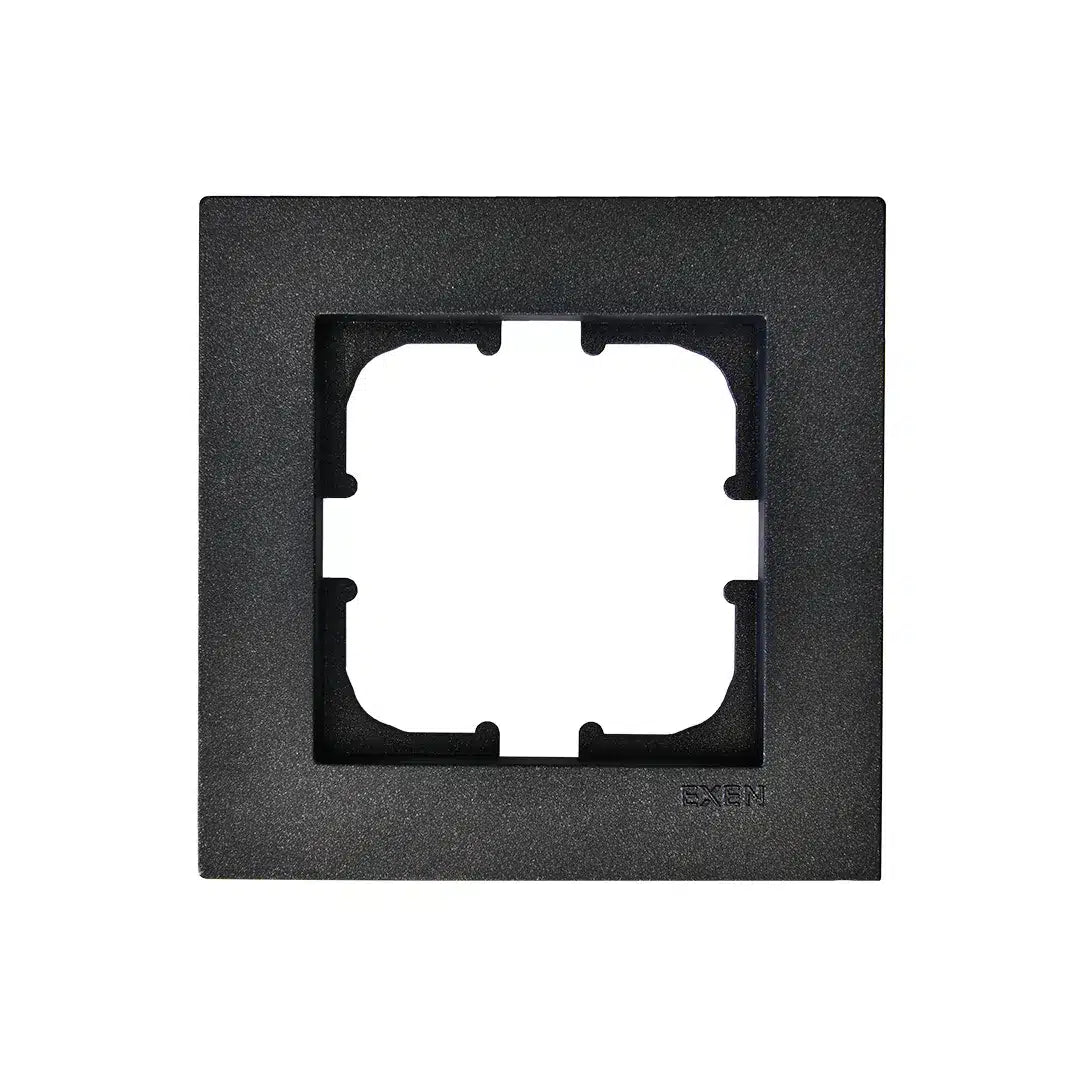 Rama pentru priza KARELL EXEN, negru / 200-140000-101