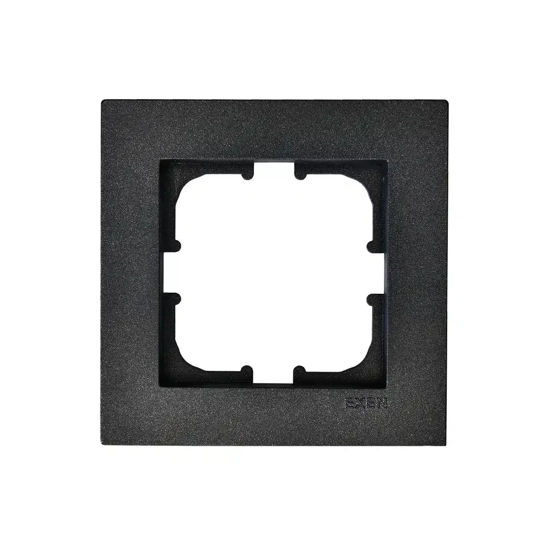 Rama pentru priza KARELL EXEN, negru / 200-140000-101 - 221.ro