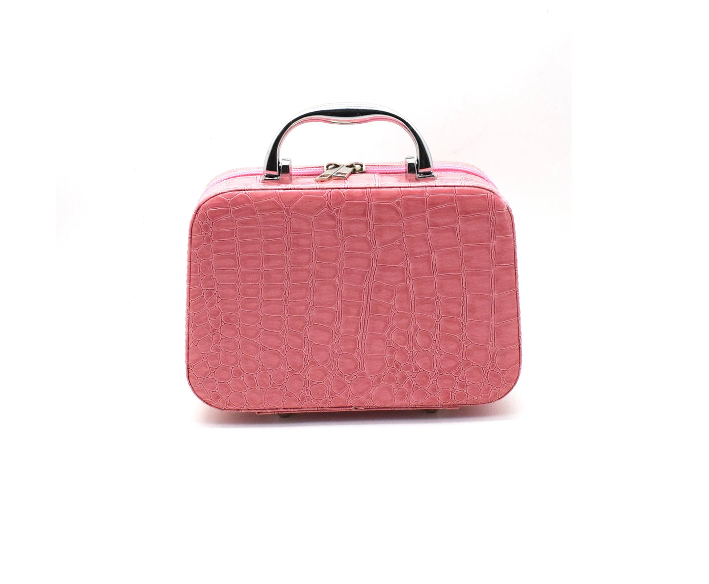 Geanta cosmetica cu oglinda, Naimeed D268, culoare Roz, 14 x 20 x 7 cm - 221.ro