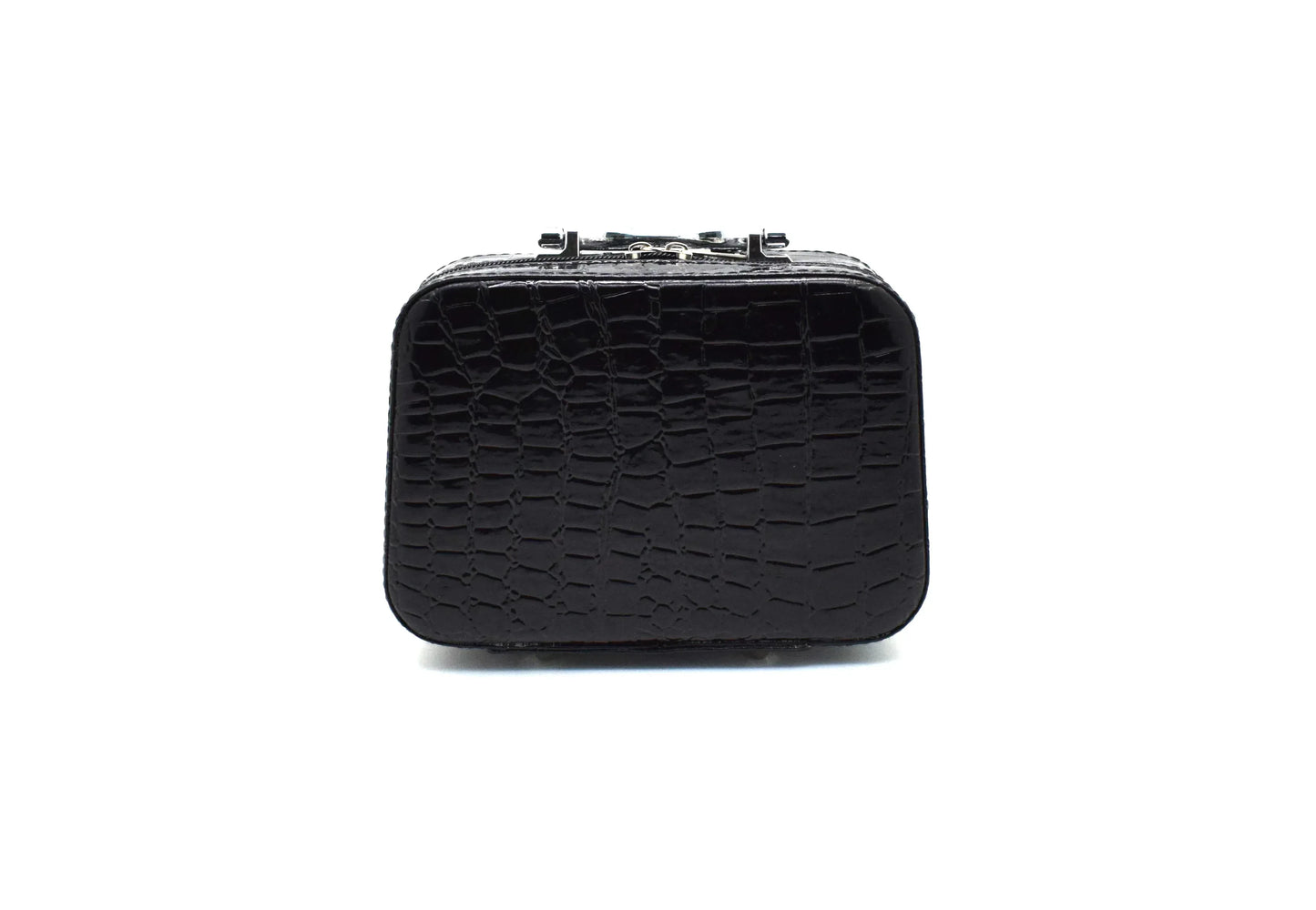 Geanta cosmetica cu oglinda, Naimeed D268, culoare Negru, 14 x 20 x 7 cm - 221.ro