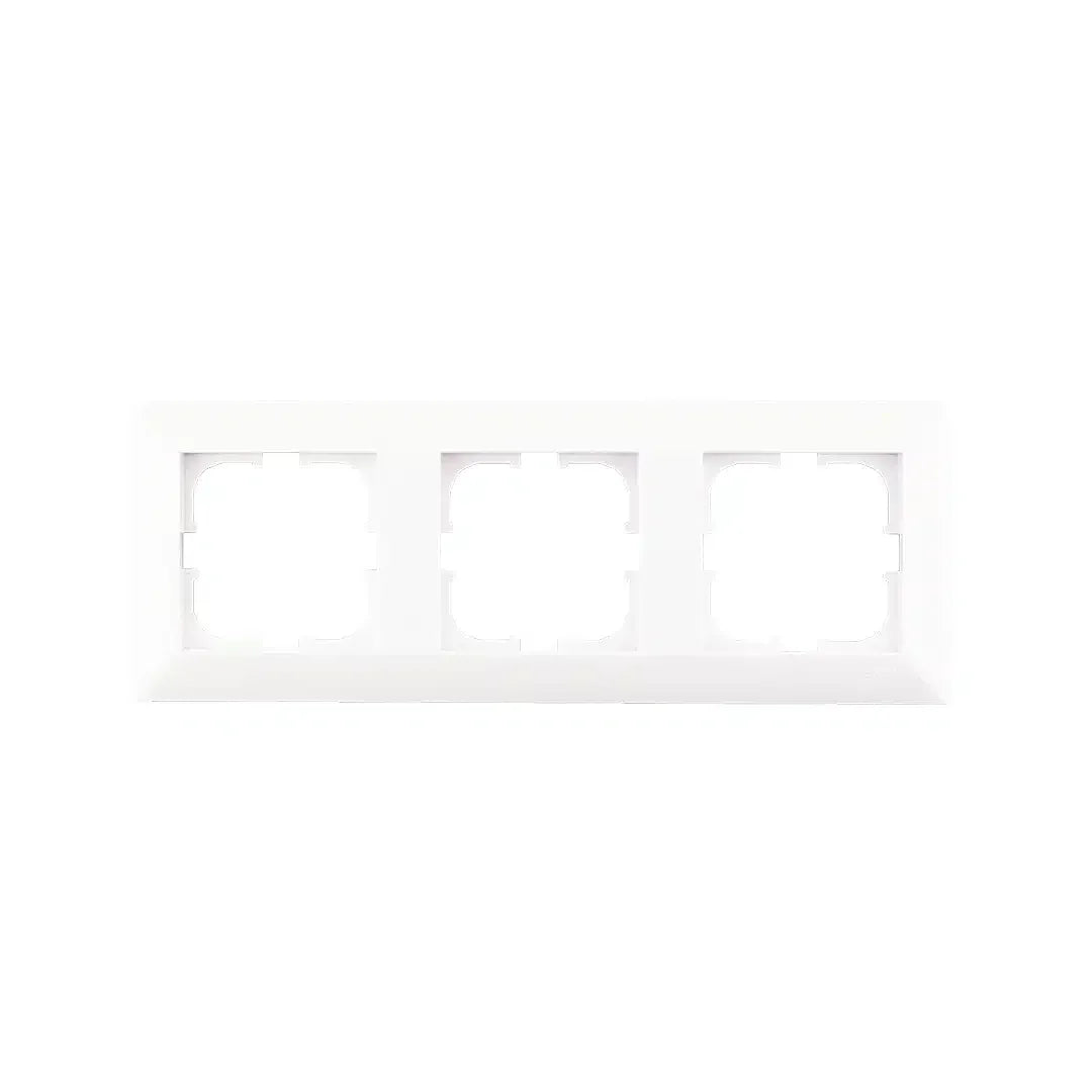 Rama pentru priza tripla ODAK EXEN, alb / 210-010000-103 - 221.ro