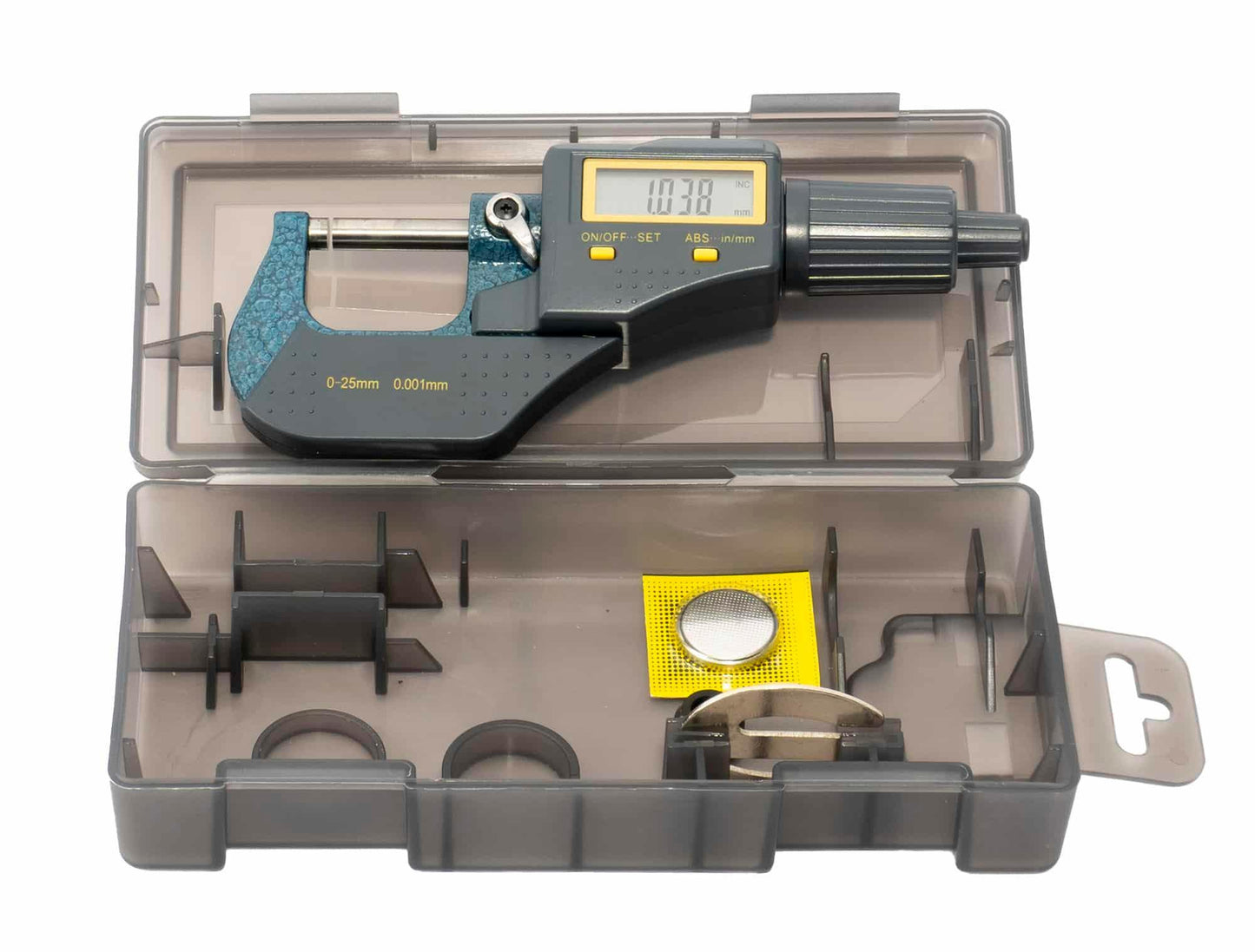 Micrometru digital cu diviziune 0.001, capacitate 0-25mm / ZTS 5472 - 221.ro