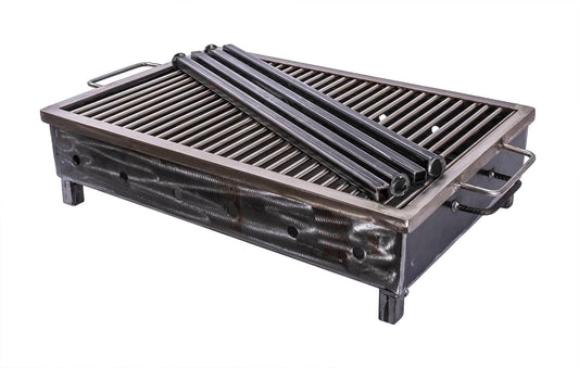 Gratar metalic pe carbuni cu sita din inox 60X40mm / ZTS 5484 - 221.ro