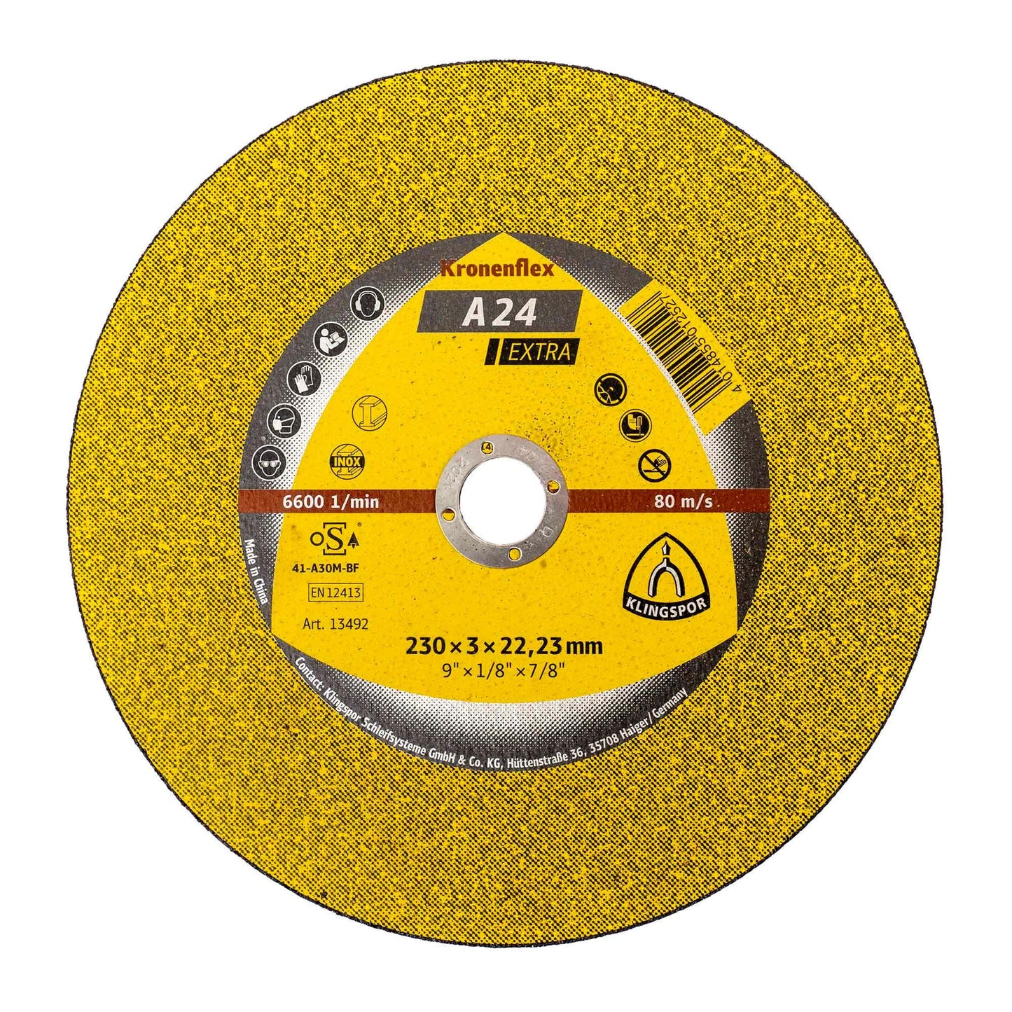 Disc debitare Klingspor, A24 Extra, 230x3x22.23 mm / EXT 13492 - 221.ro