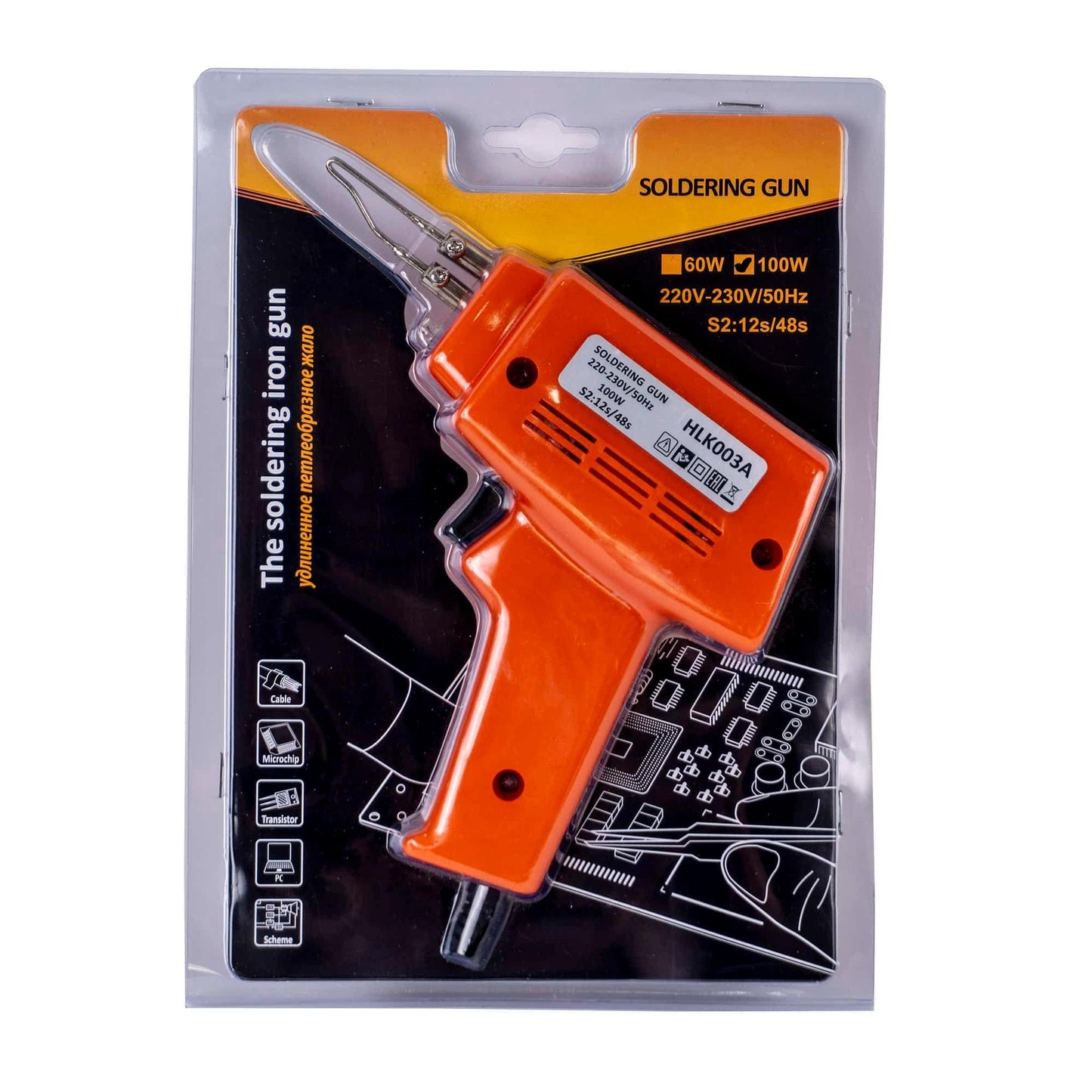 Pistol de lipit profi, letcon, putere 100W / ZLN 0924 - 221.ro