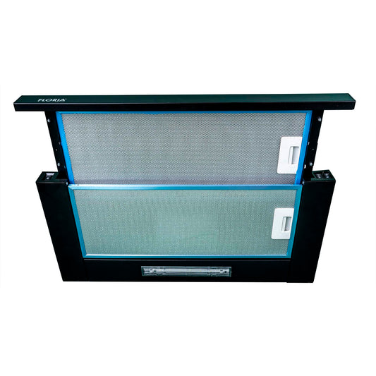 Pachet plita incorporabila inox (1918), 60x50x6 cm, gaz butelie sau gaz natural (duze de schimb incluse), hota 1 motor, putere 140W (1895), 60X50 / SET 30031 - 221.ro