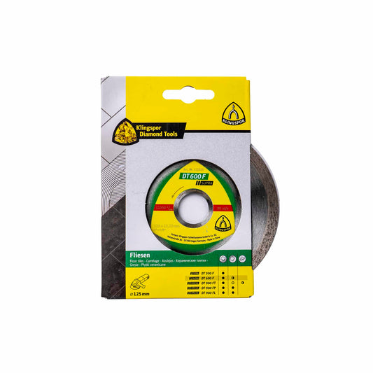 Disc diamantat de debitare Klingspor DT 600 F Supra, 125x22.23mm / EXT 325369