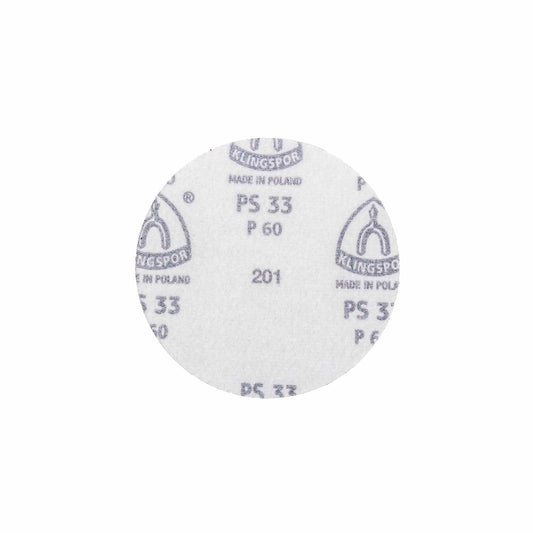 Disc autofixare Klingspor PS 33 CK, P60, 125mm / EXT 147604