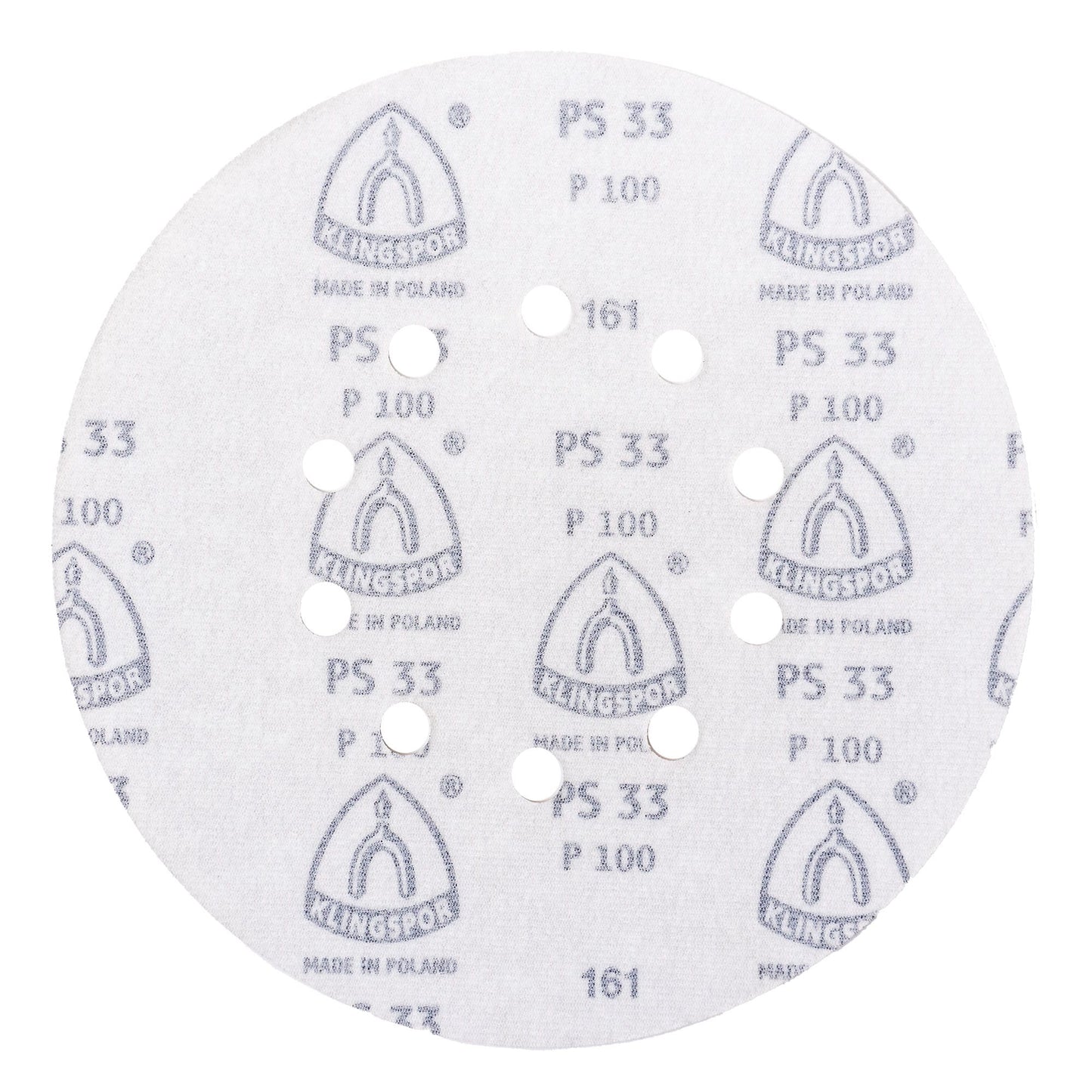 Disc autofixare Klingspor PS 33 CK, P100, 225mm, GLS 52 / EXT 302045