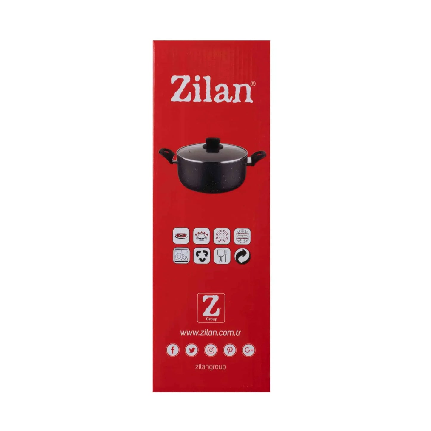 Oala cu capac sticla, 24cm, capacitate 3L / ZLN 1983 - 221.ro