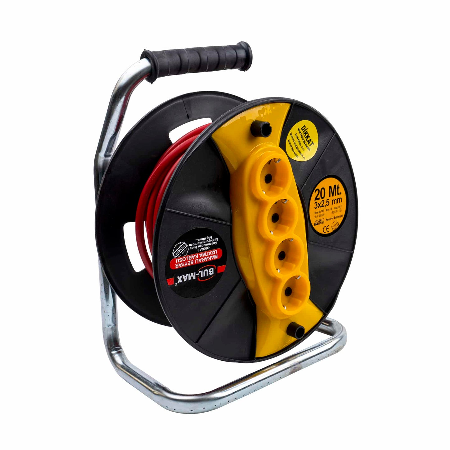 Rola prelungitor cablu cu 4 prize, 3x2.5mm, 20m / EXT 5658