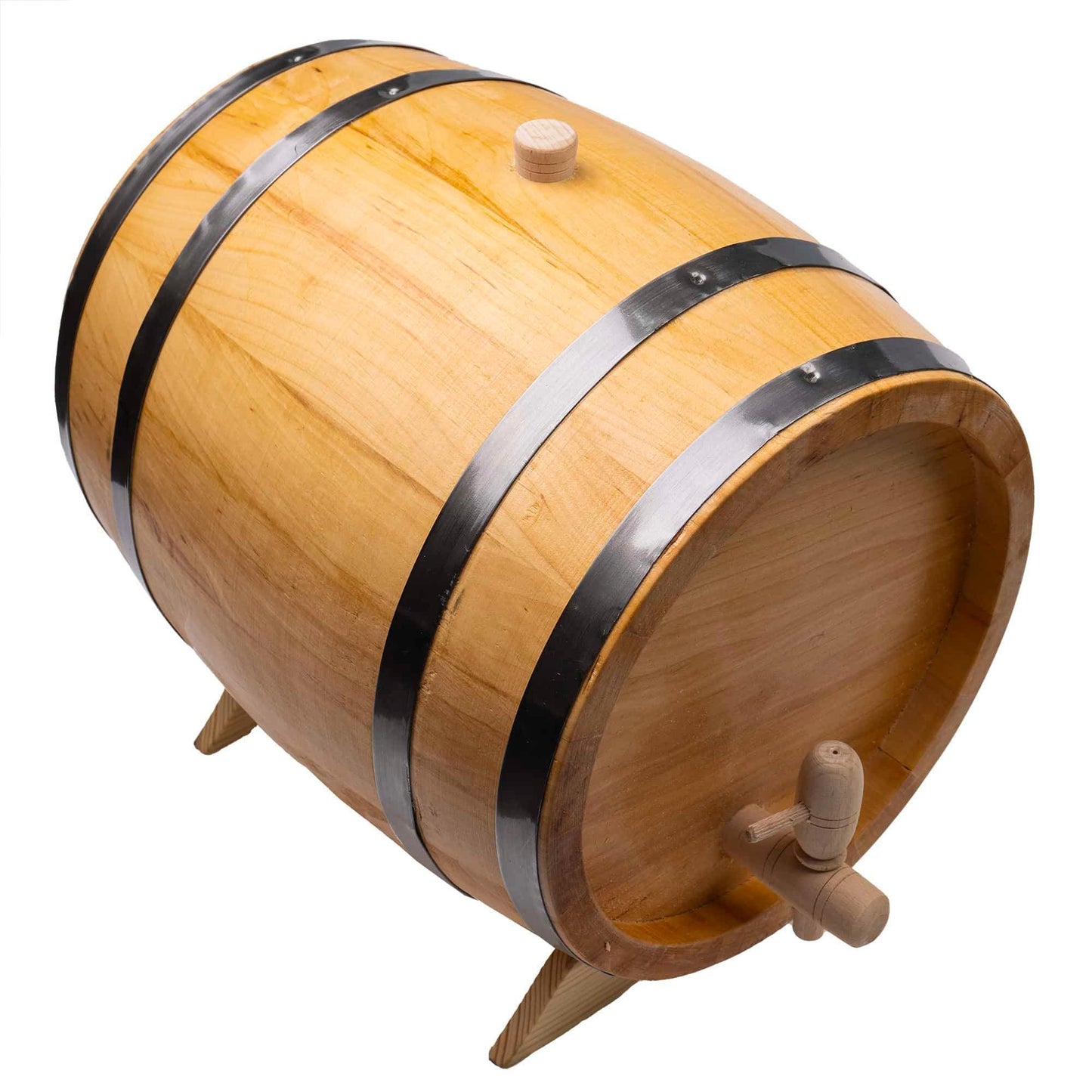 Butoi pentru decor, din lemn masiv de arin, capacitate 10L / EXT 7212 - 221.ro