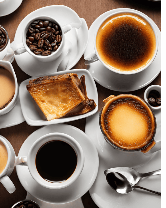 Lumânare parfumată Amber - French brew - Cafea prajită • Creme brulée • Biscuiţi