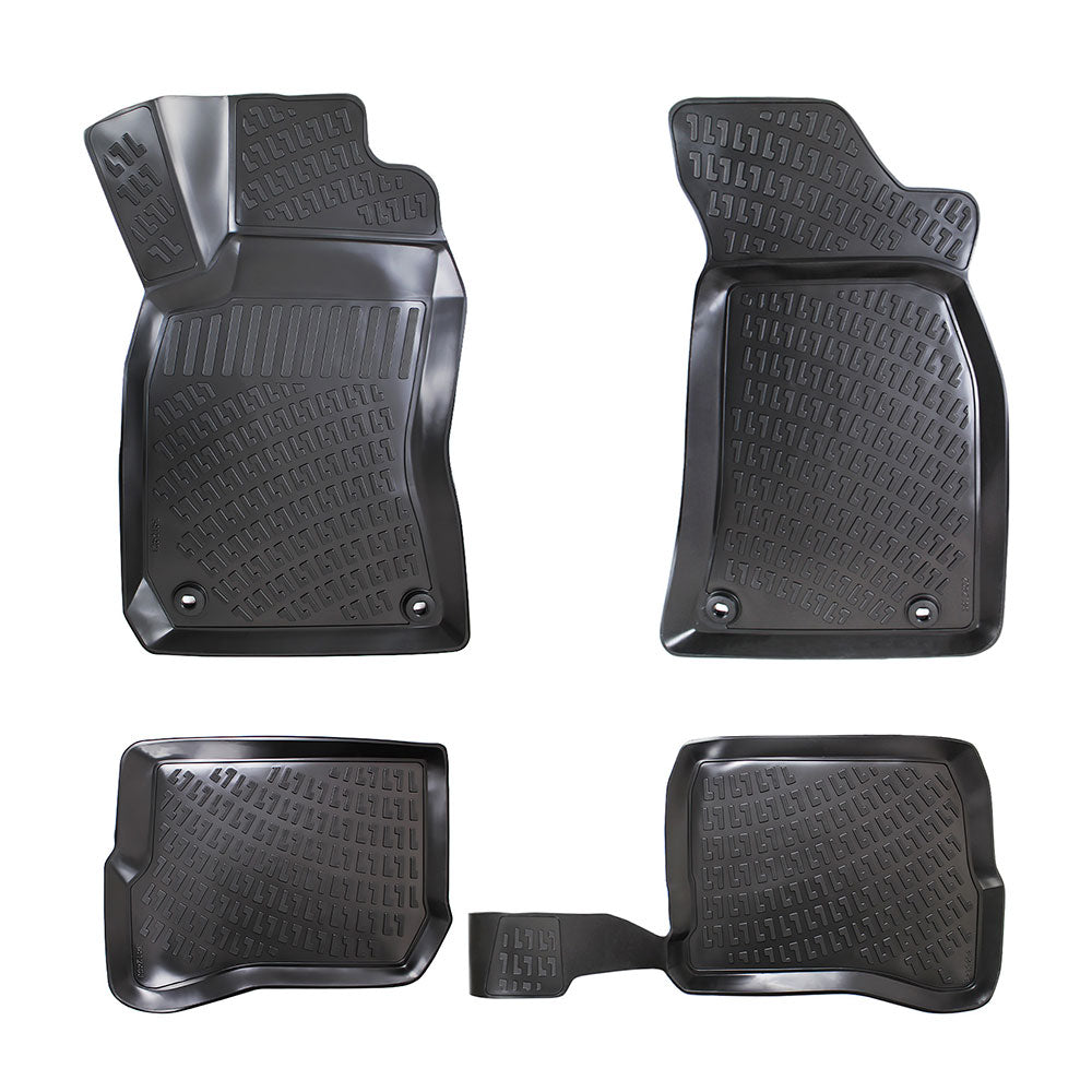 Set covorase auto cauciuc tip tavita pentru skoda superb i b5 2001-2008