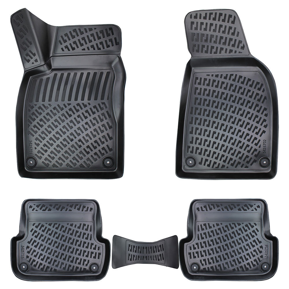 Set covorase auto cauciuc tip tavita pentru audi a4 b6 (8e) 2000-2004
