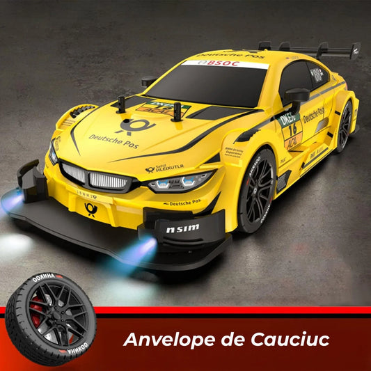 Masina RC Drift 1:16 cu 4WD, Viteza 22KM/H, Galben