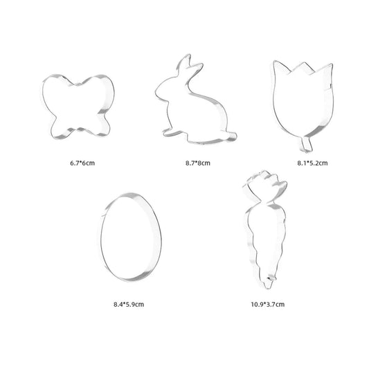 Set 5 forme de aluat, Naimeed D7035